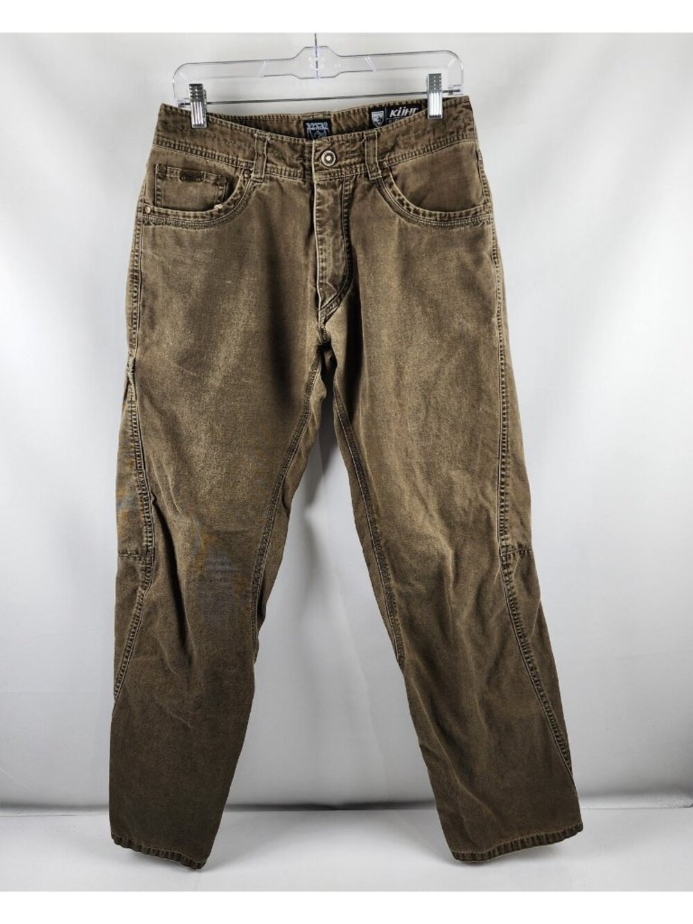 Kuhl Men's Olive Brown Work Chinos